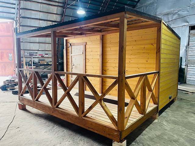 Фирменная баня 4х4,5 метра